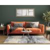 imageKate and Laurel Sylvie Neutral Abstract Aztec Shapes Panel Framed Canvas Wall Art by The Creative Bunch Studio 18x40 Gray Muted Shaped Art for Wall