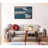 imageKate and Laurel Sylvie Neutral Abstract Aztec Shapes Panel Framed Canvas Wall Art by The Creative Bunch Studio 18x40 NaturalBrown