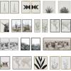 imageKate and Laurel Sylvie Neutral Abstract Aztec Shapes Panel Framed Canvas Wall Art by The Creative Bunch Studio 18x40 NaturalGray