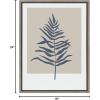 imageKate and Laurel Sylvie Neutral Abstract Aztec Shapes Panel Framed Canvas Wall Art by The Creative Bunch Studio 18x40 NaturalGray