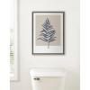 imageKate and Laurel Sylvie Neutral Abstract Aztec Shapes Panel Framed Canvas Wall Art by The Creative Bunch Studio 18x40 NaturalGray