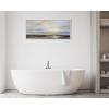 imageKate and Laurel Sylvie Neutral Abstract Aztec Shapes Panel Framed Canvas Wall Art by The Creative Bunch Studio 18x40 NaturalWhite