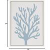 imageKate and Laurel Sylvie Neutral Abstract Aztec Shapes Panel Framed Canvas Wall Art by The Creative Bunch Studio 18x40 NaturalWhite