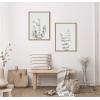 imageKate and Laurel Sylvie Neutral Botanical Print No 3 and 4 Framed Canvas Wall Art Set by The Creative Bunch Studio Set of 2 18x24 Natural Decorative Botanical Art for WallNatural