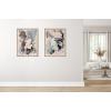 imageKate and Laurel Sylvie Painted Flow II Framed Canvas Wall Art by Amy Lighthall 28x38 Natural Modern Abstract Painted Brushstrokes Art for WallNatural