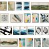 imageKate and Laurel Sylvie Painted Flow III Framed Canvas Wall Art by Amy Lighthall 28x38 Gold Modern Abstract Painted Brushstrokes Art for WallNatural
