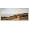 imageKate and Laurel Sylvie Wild Coast No 4 Framed Canvas Wall Art by Crystal Lynn Collins 40x18 White Coastal Beach Photography Art for Wall