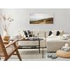 imageKate and Laurel Sylvie Wild Coast No 4 Framed Canvas Wall Art by Crystal Lynn Collins 40x18 White Coastal Beach Photography Art for Wall