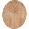 imageKate and Laurel Furrow Modern Arches Round Wood Art Plaque 24 Inch Diameter Natural Wood Contemporary Carved Wooden Wall Art with Rounded Dimensional Rainbow DesignNatural Wood