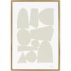 imageKate and Laurel Sylvie Constructed II Neutral Framed Canvas Wall Art by Statement Goods 23x33 Gold Minimalist Modern Art for WallGold