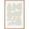 imageKate and Laurel Sylvie Constructed II Neutral Framed Canvas Wall Art by Statement Goods 23x33 Gold Minimalist Modern Art for WallNatural