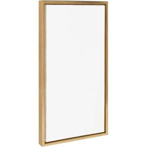 imageKate and Laurel Sylvie Blank Framed Canvas Wall Art 14x265 Bright Gold Vintage Modern Empty Canvas for PaintYourOwn Art Ready to Paint Premium Canvas Already Framed