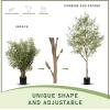 imageArtificial Olive Tree 9 Feet  Tall Faux Olive Tree 9ft 108in  Olive Trees Artificial Indoor with Natural Wood Trunk and Lifelike Fruits  Fake Olive Tree for Home House Decor Indoor