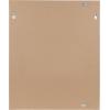 imageDesignOvation Beatrice Framed Decorative Rectangle Wall Mirror 27x39 Rustic BrownRustic Brown