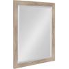 imageDesignOvation Beatrice Framed Decorative Rectangle Wall Mirror 27x39 Rustic BrownRustic Brown