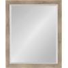 imageDesignOvation Beatrice Framed Decorative Rectangle Wall Mirror 27x39 Rustic BrownRustic Brown