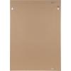 imageDesignOvation Beatrice Framed Decorative Rectangle Wall Mirror 27x39 Rustic BrownWalnut Brown