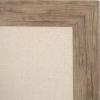 imageDesignOvation Beatrice Framed Oversized Linen Fabric Pinboard 295x455 Rustic Brown Chic Transitional Wall Organizer