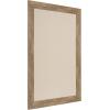 imageDesignOvation Beatrice Framed Oversized Linen Fabric Pinboard 295x455 Rustic Brown Chic Transitional Wall Organizer
