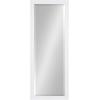 imageDesignOvation Bosc Framed Decorative Rectangle Wall Mirror 22 x 28 Gray Transitional Rectangular Vanity Mirror for Use as Bathroom Mirror for Over Sink or Refined Entryway MirrorWhite