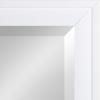 imageDesignOvation Bosc Framed Decorative Rectangle Wall Mirror 22 x 28 Gray Transitional Rectangular Vanity Mirror for Use as Bathroom Mirror for Over Sink or Refined Entryway MirrorWhite