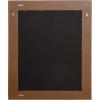 imageDesignOvation Rost Pieced Wood Framed Wall Accent Mirror 235x295 WhiteBrown