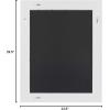 imageDesignOvation Rost Pieced Wood Framed Wall Accent Mirror 235x295 WhiteWhite