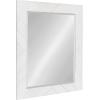 imageDesignOvation Rost Pieced Wood Framed Wall Accent Mirror 235x295 WhiteWhite