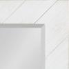 imageDesignOvation Rost Pieced Wood Framed Wall Accent Mirror 235x295 WhiteWhite