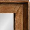 imageKate and Laurel Basking Vertical Wood Wall Mirror with Shelf Warm Caramel Brown 24 x 36Brown