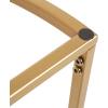 imageKate and Laurel Dorrah MidCentury HalfCircle Console Table for Entryway Storage and Decor 28x14x30 WhiteGold