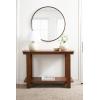imageKate and Laurel Foxford Tiered Rectangle Console Table 42 x 14 x 30 Walnut Brown Transitional TwoTier Wood Entryway Table with Storage for Use as Living Room Behind Couch TableWalnut Brown