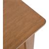 imageKate and Laurel Foxford Tiered Rectangle Console Table 42 x 14 x 30 Walnut Brown Transitional TwoTier Wood Entryway Table with Storage for Use as Living Room Behind Couch TableNatural