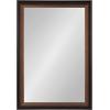 imageKate and Laurel Gotley Transitional Rectangle Wall Mirror 24 x 36 Bronze Modern Rectangular Statement Mirror with Ombre Finish and Scooped Frame ProfileBronze
