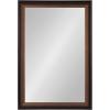 imageKate and Laurel Gotley Transitional Rectangle Wall Mirror 24 x 36 Bronze Modern Rectangular Statement Mirror with Ombre Finish and Scooped Frame ProfileBronze