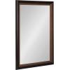 imageKate and Laurel Gotley Transitional Rectangle Wall Mirror 24 x 36 Bronze Modern Rectangular Statement Mirror with Ombre Finish and Scooped Frame ProfileBronze