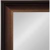 imageKate and Laurel Gotley Transitional Rectangle Wall Mirror 24 x 36 Bronze Modern Rectangular Statement Mirror with Ombre Finish and Scooped Frame ProfileBronze