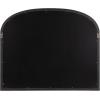 imageKate and Laurel Hatherleigh Modern Arched Wooden Wall Mirror 34 x 28 Rustic Brown Decorative Wood Basket Arch Mirror for Use as Vanity Bathroom Accent or Living Room Mantel DecorGold