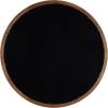 imageKate and Laurel Hatherleigh Modern MidCentury Round Wooden Wall Mirror 30 Inch Diameter Walnut Brown Decorative Wood Circle Wall Accent for Use as Bathroom Mirror for Over SinkRustic Brown