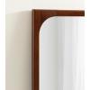 imageKate and Laurel Kenai Modern Rectangle Wooden Wall Mirror 24 x 36 Walnut Brown Decorative Wood Rectangular Mirror for Use as Bathroom Vanity Mirror or in Living Room Entryway or BedroomWalnut Brown