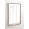 imageKate and Laurel Kobert Transitional Rectangular Beveled Wall Mirror 20 x 30 Tan Framed Rectangle Vanity Mirror for Use as Bathroom Mirror for Over Sink or Refined Entryway MirrorNatural