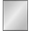 imageKate and Laurel Rhodes Large Framed Decorative Rectangle Wall Mirror 23quot x 29quot Black Sleek Decorative Wall Mirror with Modern Frame