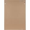 imageKate and Laurel Rhodes Large Framed Decorative Rectangle Wall Mirror 25x37 Natural Teak Finish