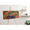 imageKate and Laurel Sylvie Blank Framed Canvas Wall Art 18x40 Gold Beaded Vintage Modern Empty Canvas for PaintYourOwn Art Ready to Paint Premium Canvas Already FramedNatural