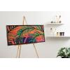 imageKate and Laurel Sylvie Blank Framed Canvas Wall Art 18x40 Gold Beaded Vintage Modern Empty Canvas for PaintYourOwn Art Ready to Paint Premium Canvas Already FramedBrown
