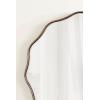 imageKate and Laurel Viona Modern Scalloped Round Mirror 32 Inch Diameter Bronze Decorative Circle Bathroom Mirror for Over Sink with Unique Rippled Edge for Wavy Wall Decor AccentBronze