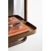 imageKate and Laurel Viona Modern Scalloped Round Mirror 32 Inch Diameter Bronze Decorative Circle Bathroom Mirror for Over Sink with Unique Rippled Edge for Wavy Wall Decor AccentGold