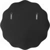 imageKate and Laurel Viona Modern Scalloped Round Mirror 32 Inch Diameter Bronze Decorative Circle Bathroom Mirror for Over Sink with Unique Rippled Edge for Wavy Wall Decor AccentBlack