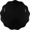 imageKate and Laurel Viona Modern Scalloped Round Mirror 32 Inch Diameter Bronze Decorative Circle Bathroom Mirror for Over Sink with Unique Rippled Edge for Wavy Wall Decor AccentBlack