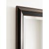 imageKate and Laurel Whitley Traditional Framed Wall Mirror 24 x 34 White Coastal Rectangle Bathroom Mirror with Transitional Profile and Beveled Edge DesignBronze